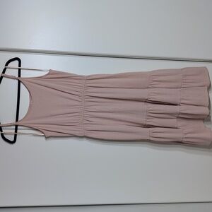 Knox Rose Light Pink Spaghetti Strap Midi Dress Size Medium